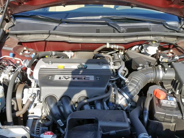 1HGCP26449A100190 - 2009 HONDA ACCORD LXP BURGUNDY photo 7