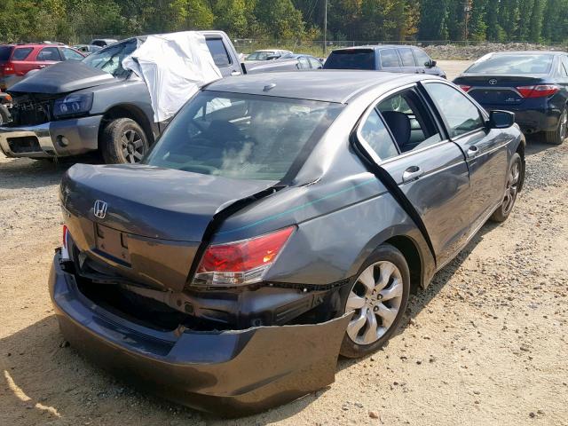 1HGCP26809A160616 - 2009 HONDA ACCORD EXL GRAY photo 4