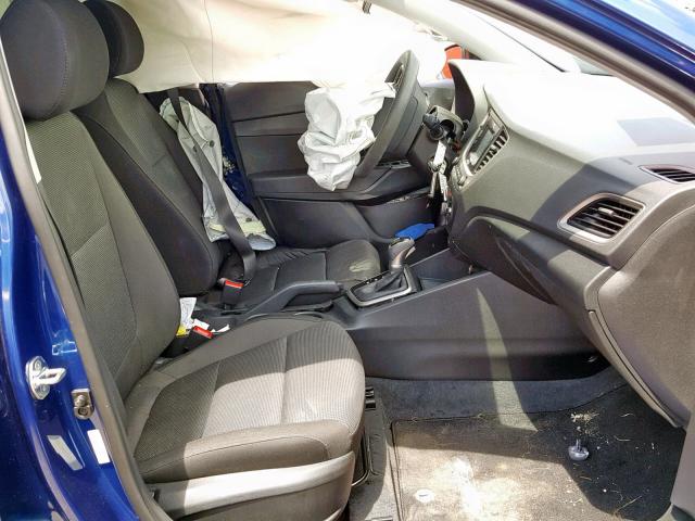 3KPC24A31KE073024 - 2019 HYUNDAI ACCENT SE BLUE photo 5