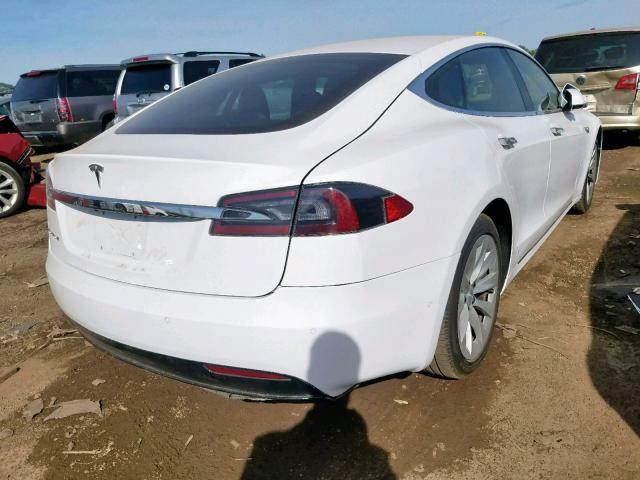 5YJSA1E1XGF160542 - 2016 TESLA MODEL S WHITE photo 4