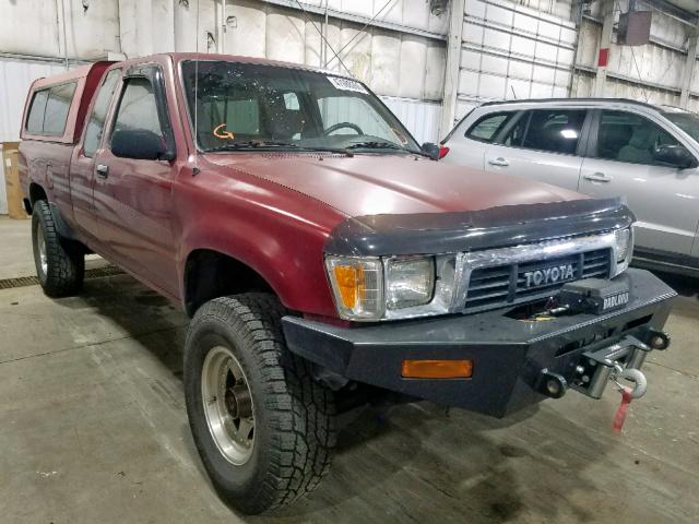 JT4RN13P2M6020261 - 1991 TOYOTA PICKUP 1/2 RED photo 1