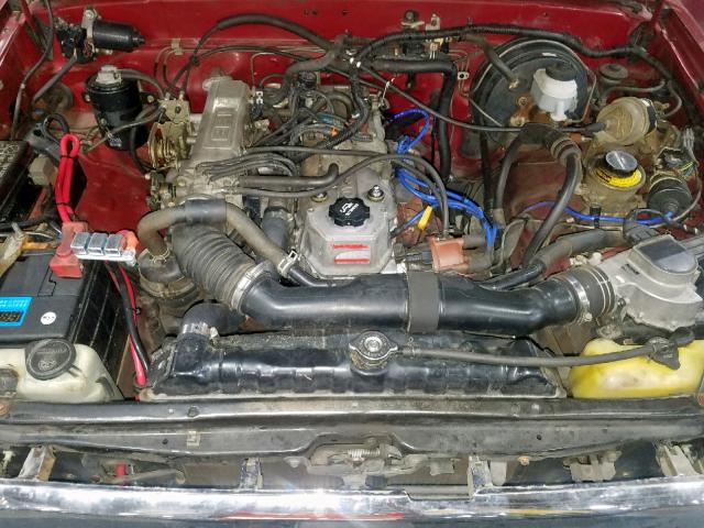 JT4RN13P2M6020261 - 1991 TOYOTA PICKUP 1/2 RED photo 7