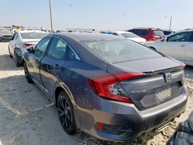 19XFC2F84KE004069 - 2019 HONDA CIVIC SPOR GRAY photo 3