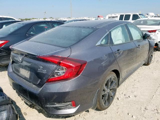 19XFC2F84KE004069 - 2019 HONDA CIVIC SPOR GRAY photo 4