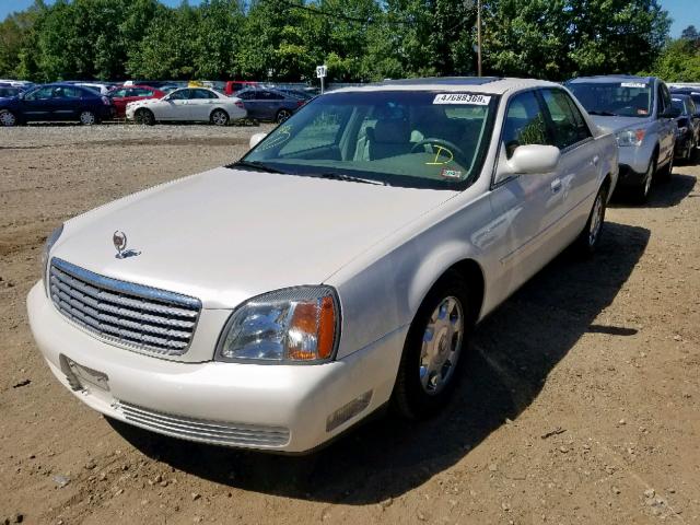 1G6KD54Y02U305040 - 2002 CADILLAC DEVILLE WHITE photo 2