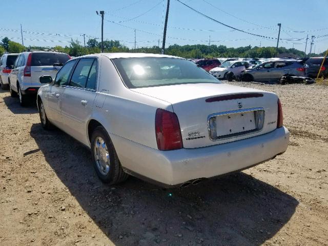 1G6KD54Y02U305040 - 2002 CADILLAC DEVILLE WHITE photo 3