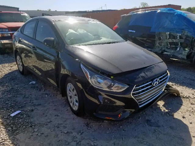 3KPC24A36KE056333 - 2019 HYUNDAI ACCENT SE BLACK photo 1