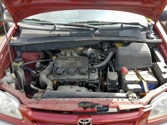 4T3ZF13C2YU285518 - 2000 TOYOTA SIENNA LE RED photo 7