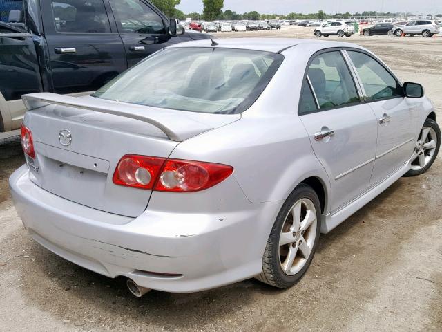 1YVFP80C245N19357 - 2004 MAZDA 6 I SILVER photo 4