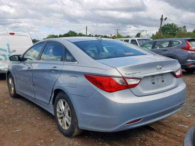 5NPEB4AC1CH472358 - 2012 HYUNDAI SONATA GLS SILVER photo 3