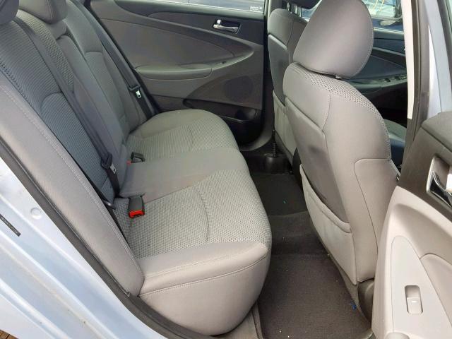 5NPEB4AC1CH472358 - 2012 HYUNDAI SONATA GLS SILVER photo 6