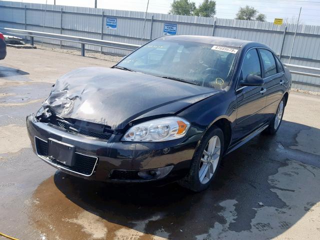 2G1WC5E39C1247813 - 2012 CHEVROLET IMPALA LTZ BLACK photo 2