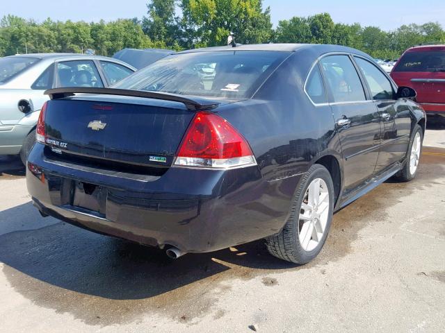 2G1WC5E39C1247813 - 2012 CHEVROLET IMPALA LTZ BLACK photo 4