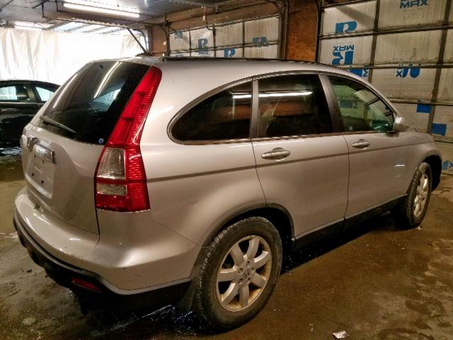 5J6RE48739L059955 - 2009 HONDA CR-V EXL SILVER photo 4