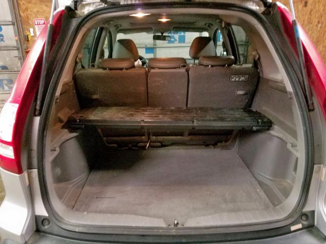 5J6RE48739L059955 - 2009 HONDA CR-V EXL SILVER photo 9