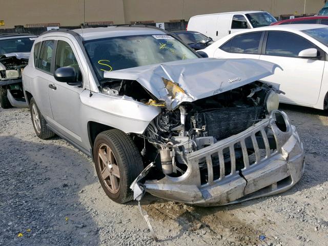 1J8FT47067D244830 - 2007 JEEP COMPASS SILVER photo 1