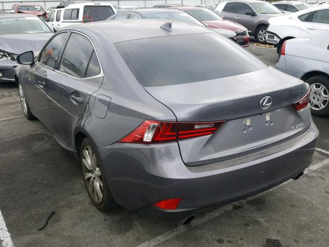 JTHBF1D21F5067628 - 2015 LEXUS IS 250 GRAY photo 3