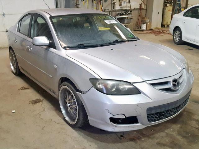 JM1BK324X81866086 - 2008 MAZDA 3 S SILVER photo 1