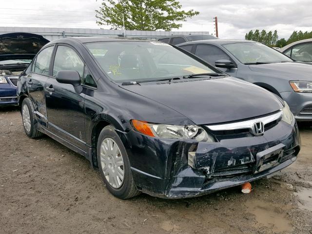 1HGFA16326L803481 - 2006 HONDA CIVIC DX V BLACK photo 1