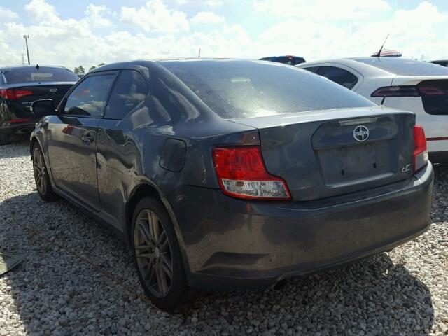 JTKJF5C77D3049704 - 2013 TOYOTA SCION TC ნაცრისფერი ფოტო 3