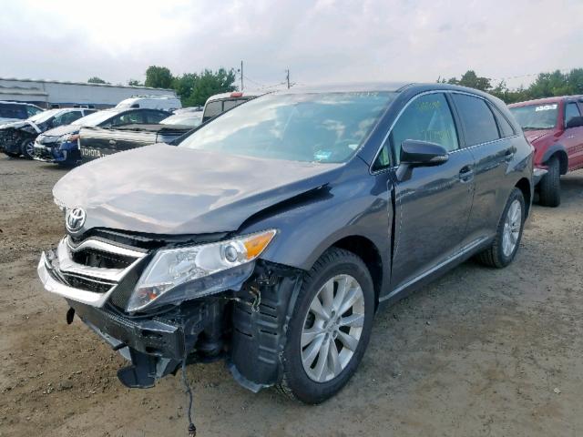 4T3BA3BB1DU047240 - 2013 TOYOTA VENZA LE GRAY photo 2