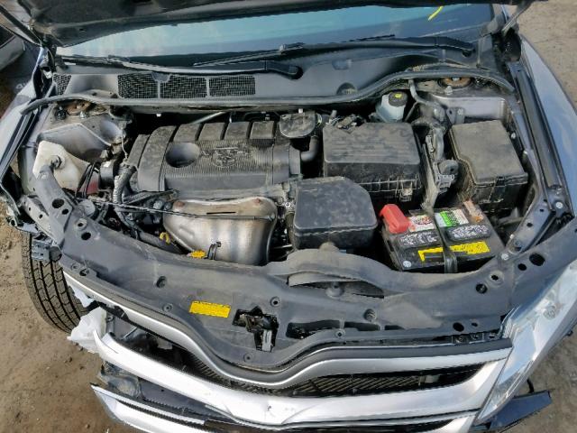 4T3BA3BB1DU047240 - 2013 TOYOTA VENZA LE GRAY photo 7