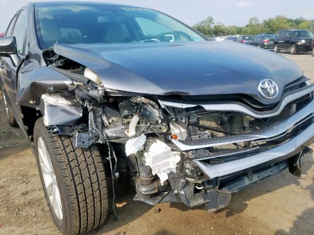 4T3BA3BB1DU047240 - 2013 TOYOTA VENZA LE GRAY photo 9