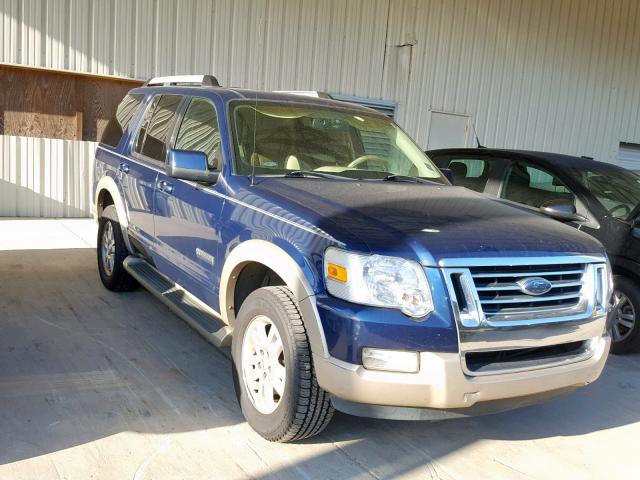 1FMEU64E16ZA09213 - 2006 FORD EXPLORER E BLUE photo 1