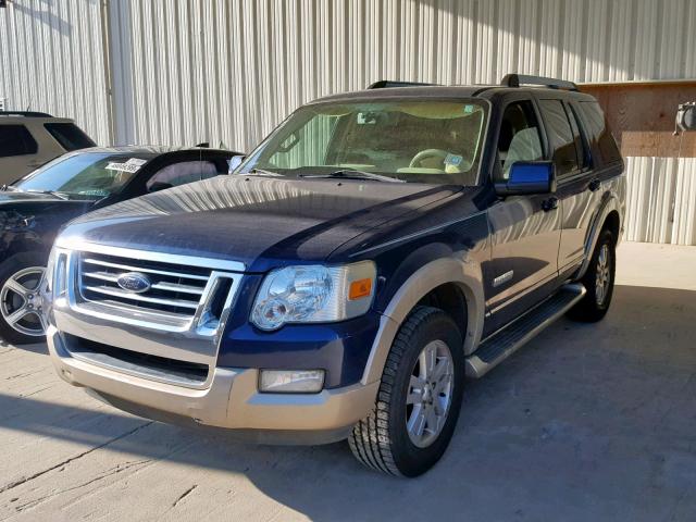 1FMEU64E16ZA09213 - 2006 FORD EXPLORER E BLUE photo 2