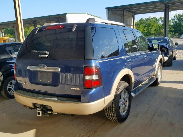 1FMEU64E16ZA09213 - 2006 FORD EXPLORER E BLUE photo 4