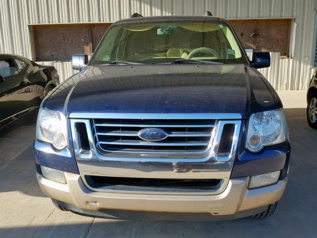 1FMEU64E16ZA09213 - 2006 FORD EXPLORER E BLUE photo 9