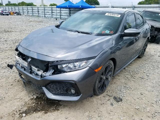 SHHFK7H44HU211931 - 2017 HONDA CIVIC SPOR GRAY photo 2