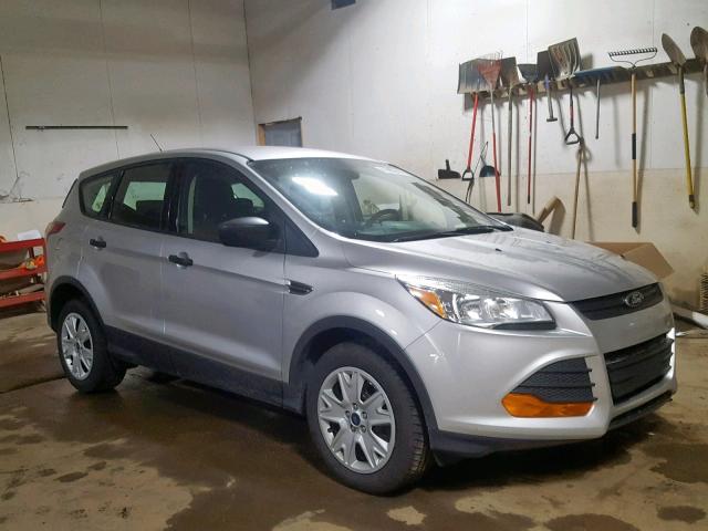 1FMCU0F79FUB39322 - 2015 FORD ESCAPE S SILVER photo 1