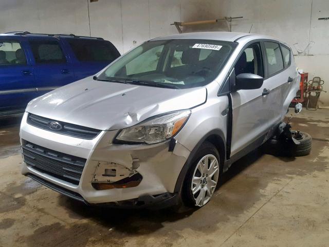 1FMCU0F79FUB39322 - 2015 FORD ESCAPE S SILVER photo 2