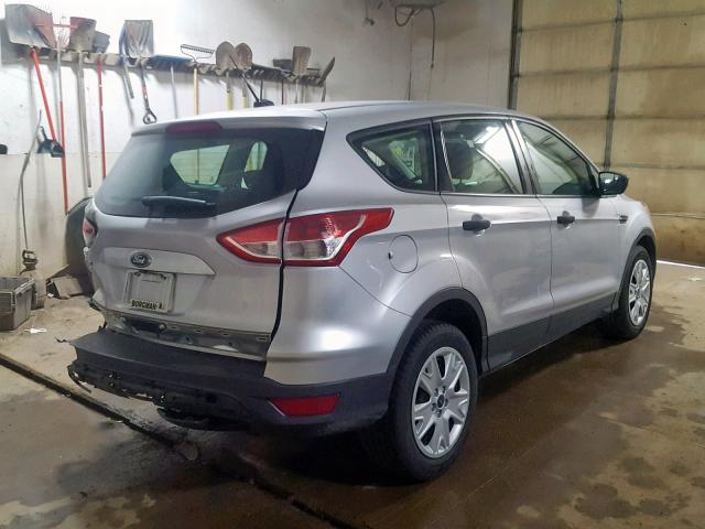 1FMCU0F79FUB39322 - 2015 FORD ESCAPE S SILVER photo 4