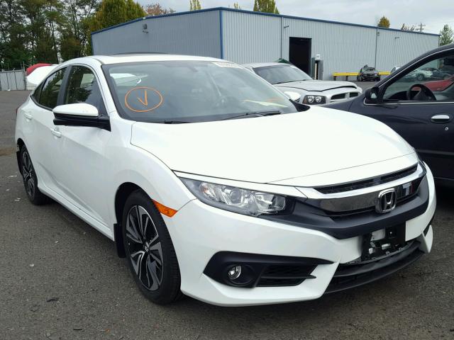 JHMFC1F71JX013231 - 2018 HONDA CIVIC EXL WHITE photo 1