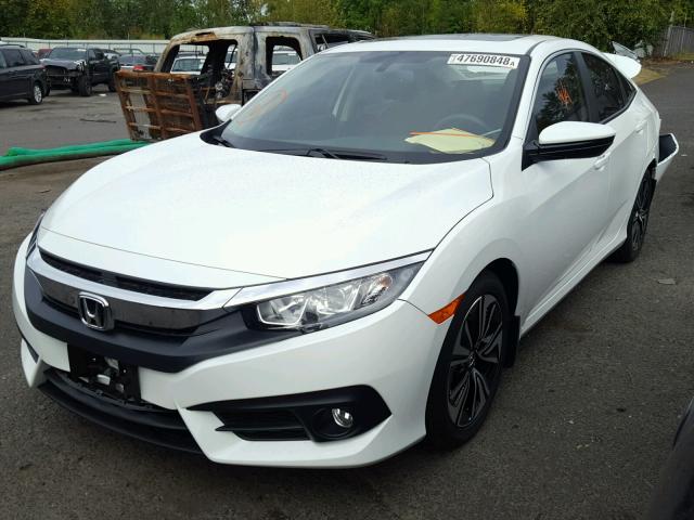 JHMFC1F71JX013231 - 2018 HONDA CIVIC EXL WHITE photo 2