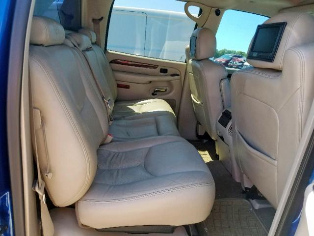 3GYEK62N74G127707 - 2004 CADILLAC ESCALADE E BLUE photo 6