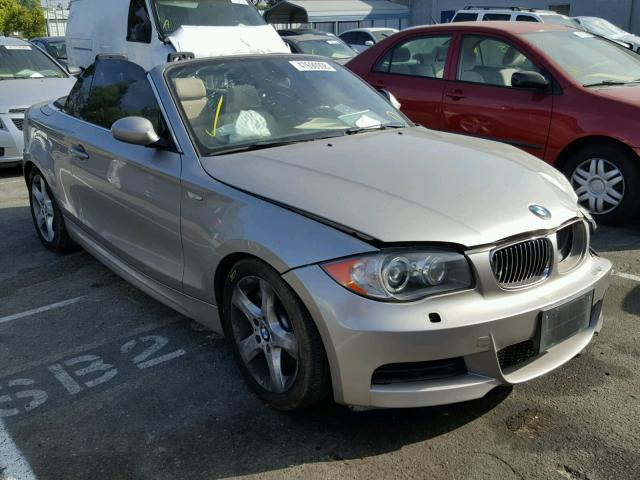 WBAUN93589VK40425 - 2009 BMW 135 I TAN photo 1