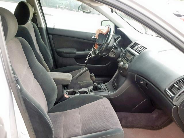 1HGCM55354A087526 - 2004 HONDA ACCORD LX SILVER photo 5