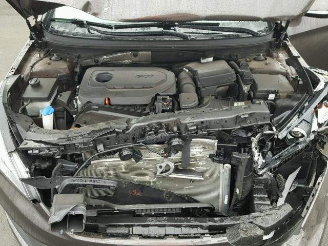 5NPE34AF0GH316308 - 2016 HYUNDAI SONATA SPO BROWN photo 7