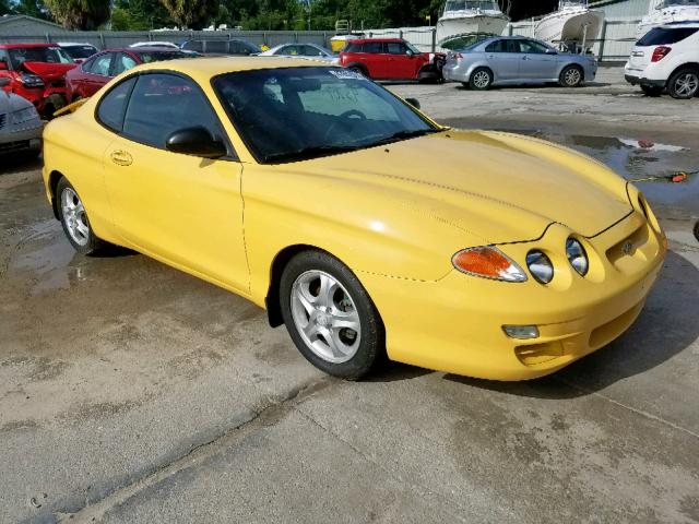 KMHJG25F4YU198459 - 2000 HYUNDAI TIBURON YELLOW photo 1