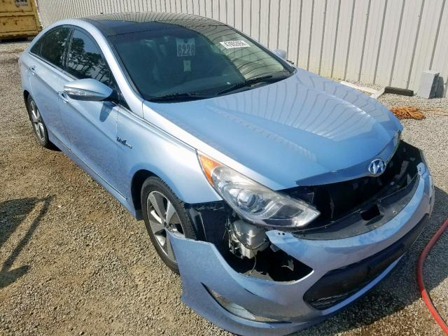 KMHEC4A40CA023245 - 2012 HYUNDAI SONATA HYB GRAY photo 1