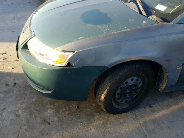 1G8AJ55F17Z179130 - 2007 SATURN ION LEVEL GREEN photo 9