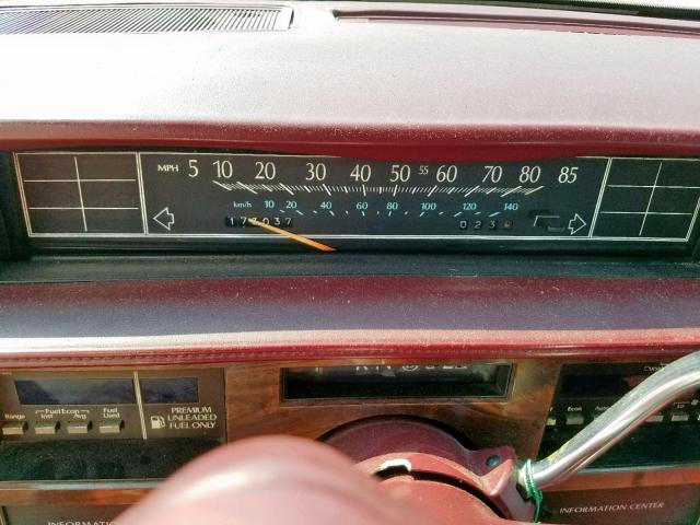 1G6CD53B4M4260625 - 1991 CADILLAC DEVILLE RED photo 8