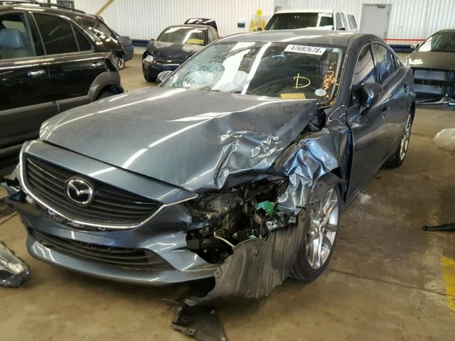 JM1GJ1W67F1175779 - 2015 MAZDA 6 GRAND TO BLUE photo 2