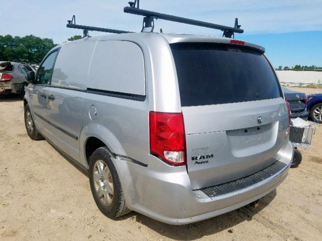 2C4JDGAG2CR322954 - 2012 DODGE RAM VAN SILVER photo 3