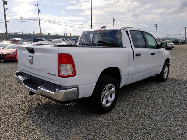 1C6SRFGT1KN526068 - 2019 RAM 1500 TRADE WHITE photo 4