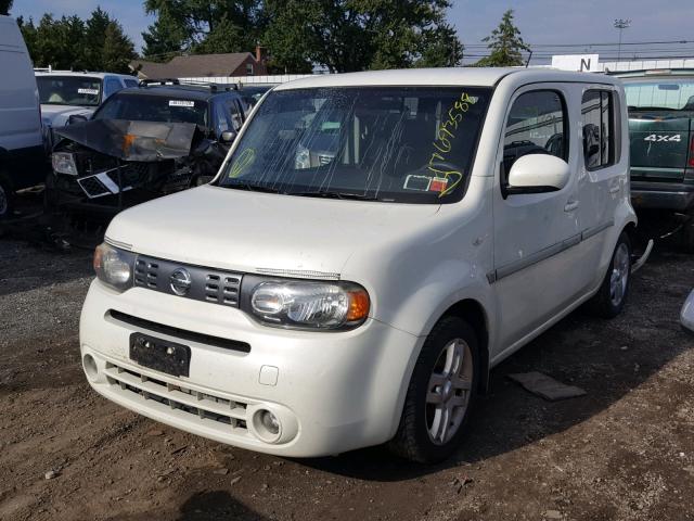 JN8AZ2KR4AT162610 - 2010 NISSAN CUBE BASE WHITE photo 2