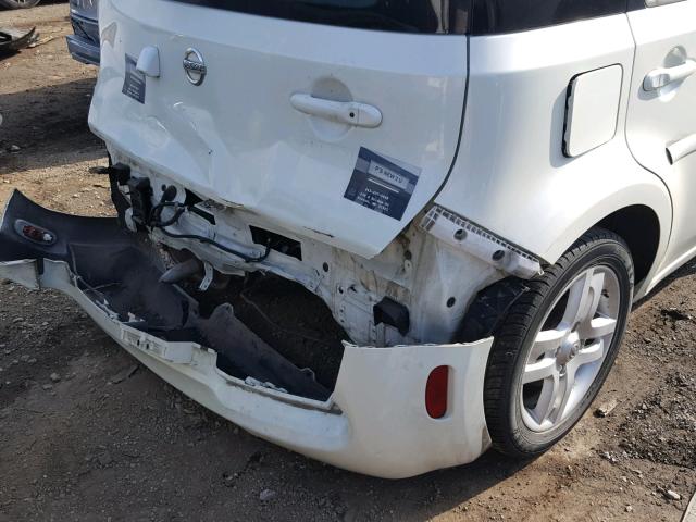 JN8AZ2KR4AT162610 - 2010 NISSAN CUBE BASE WHITE photo 9